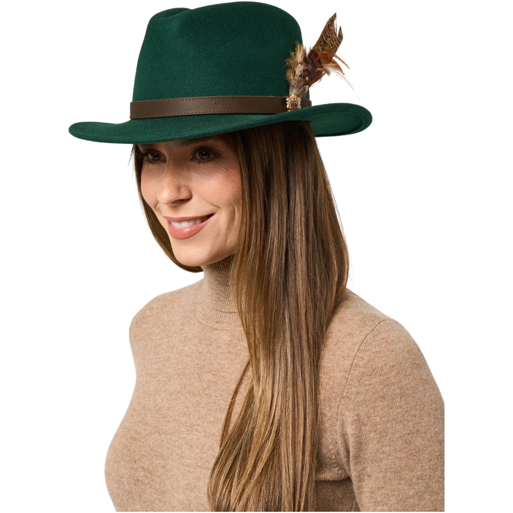 Alan Paine Womens Richmond Felt Hat RICUFEL - Bottle